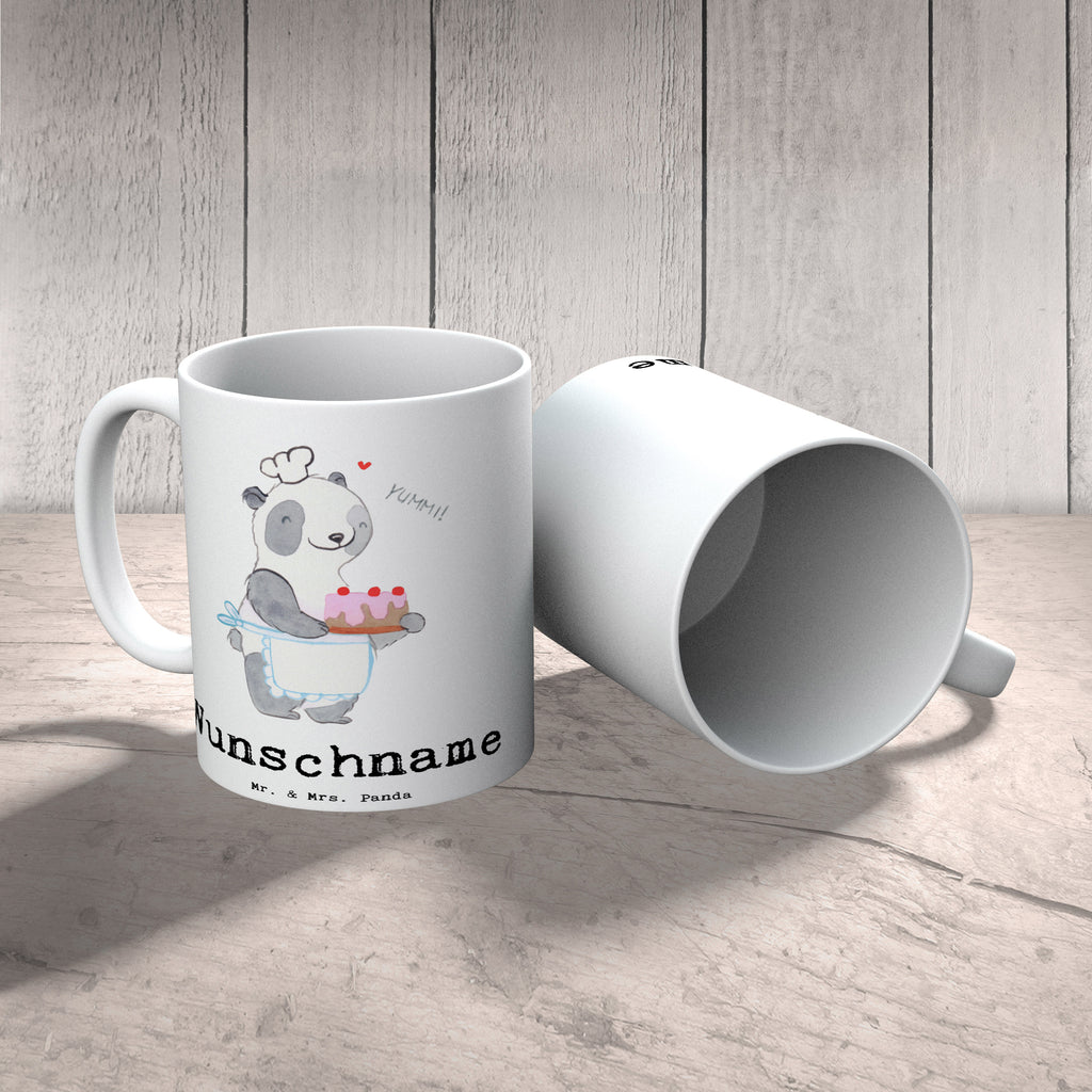 Personalisierte Tasse Panda Backen Tage Personalisierte Tasse, Namenstasse, Wunschname, Personalisiert, Tasse, Namen, Drucken, Tasse mit Namen, Geschenk, Sport, Sportart, Hobby, Schenken, Danke, Dankeschön, Auszeichnung, Gewinn, Sportler, backen, Hobbybäcker, Kuchen backen