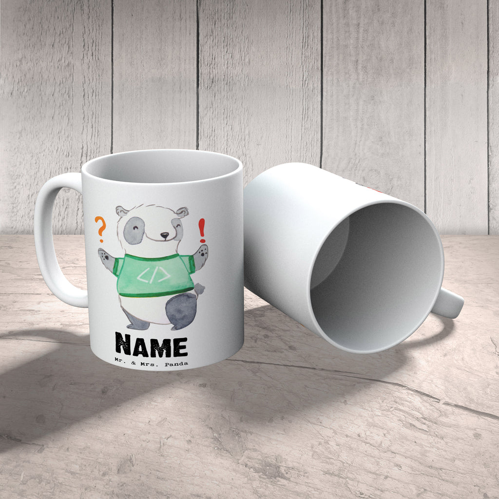 Personalisierte Tasse Programmierer mit Herz Personalisierte Tasse, Namenstasse, Wunschname, Personalisiert, Tasse, Namen, Drucken, Tasse mit Namen, Beruf, Ausbildung, Jubiläum, Abschied, Rente, Kollege, Kollegin, Geschenk, Schenken, Arbeitskollege, Mitarbeiter, Firma, Danke, Dankeschön, Programmierer, Softwareingenieur, Softwarentwickler, Computerfreak, Datenverarbeiter, Computerfachmann, IT-Spezialist, Nerd