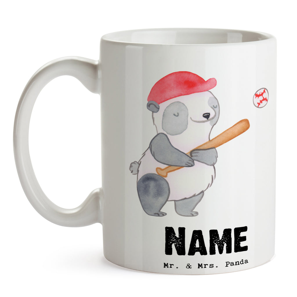 Personalisierte Tasse Panda Baseball spielen Tage Personalisierte Tasse, Namenstasse, Wunschname, Personalisiert, Tasse, Namen, Drucken, Tasse mit Namen, Geschenk, Sport, Sportart, Hobby, Schenken, Danke, Dankeschön, Auszeichnung, Gewinn, Sportler, Baseball spielen, Baseball Spielen, Baseball Match, Ballsport, Baseballplatz, Baseballverein