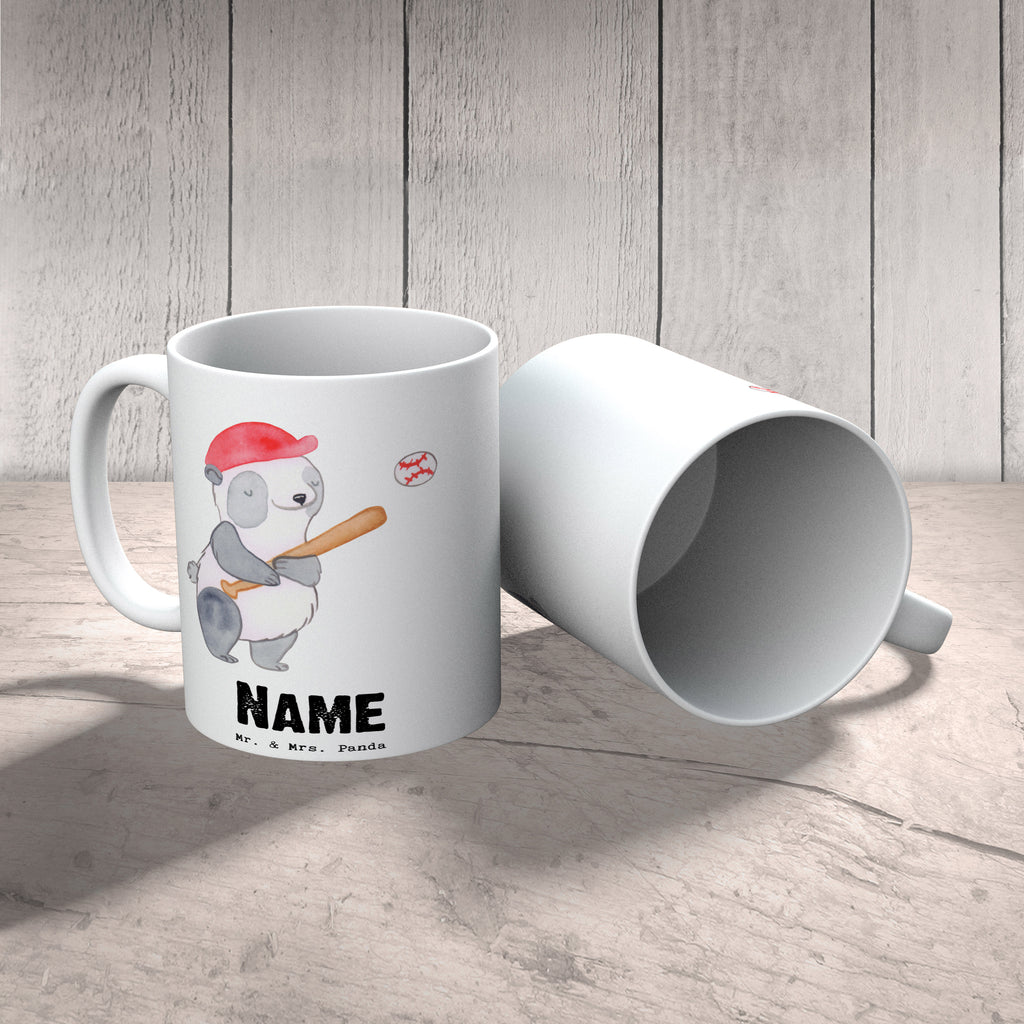 Personalisierte Tasse Panda Baseball spielen Tage Personalisierte Tasse, Namenstasse, Wunschname, Personalisiert, Tasse, Namen, Drucken, Tasse mit Namen, Geschenk, Sport, Sportart, Hobby, Schenken, Danke, Dankeschön, Auszeichnung, Gewinn, Sportler, Baseball spielen, Baseball Spielen, Baseball Match, Ballsport, Baseballplatz, Baseballverein