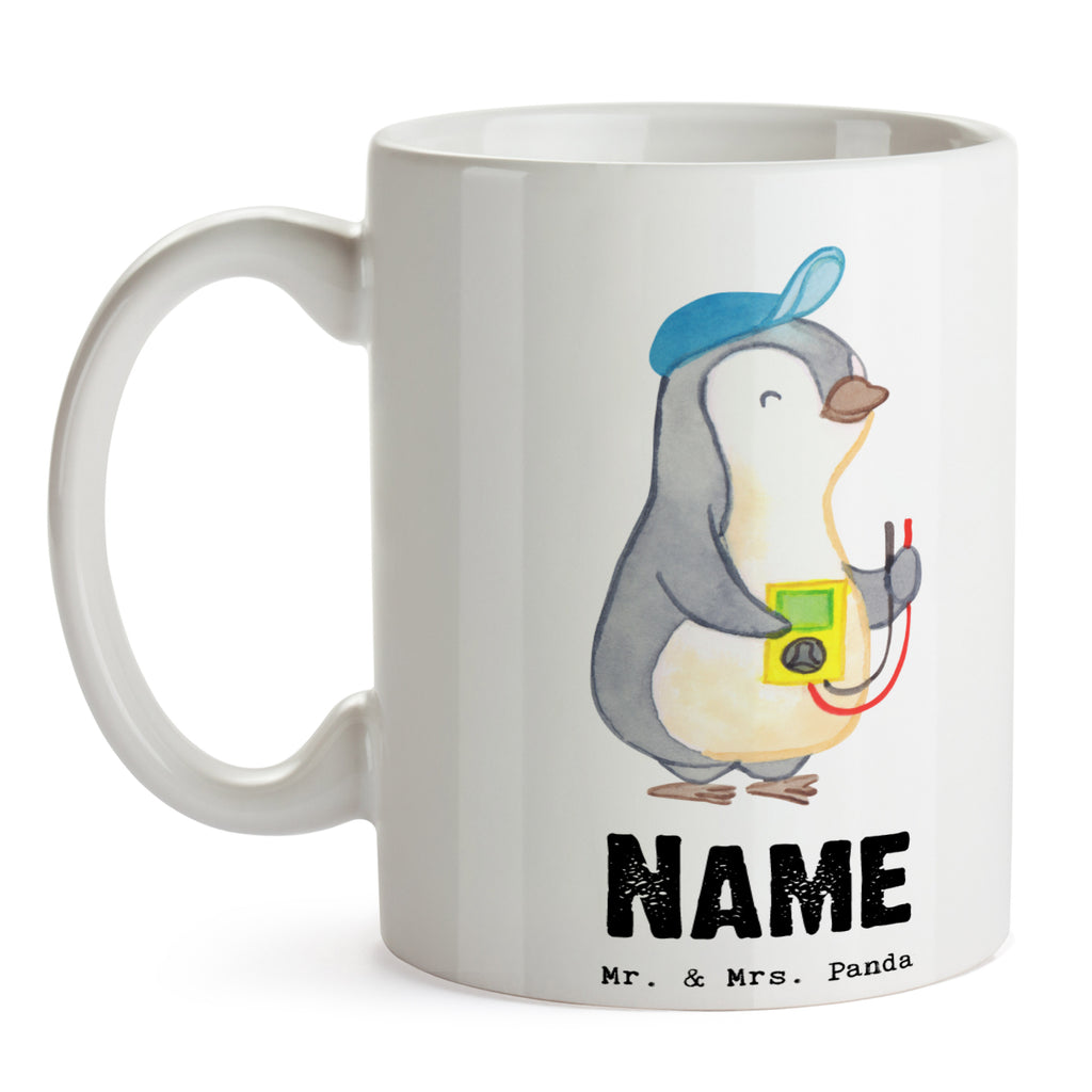 Personalisierte Tasse Elektriker mit Herz Personalisierte Tasse, Namenstasse, Wunschname, Personalisiert, Tasse, Namen, Drucken, Tasse mit Namen, Beruf, Ausbildung, Jubiläum, Abschied, Rente, Kollege, Kollegin, Geschenk, Schenken, Arbeitskollege, Mitarbeiter, Firma, Danke, Dankeschön, Elektriker, Elektronmonteur, Elektrotechniker, Elektroinstallateur, Elektromeister, Gesellenprüfung