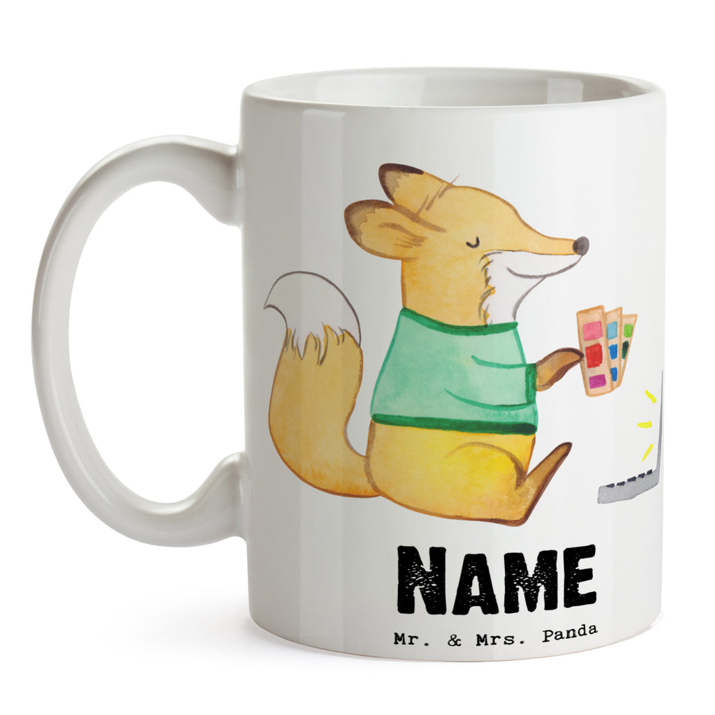 Personalisierte Tasse Grafiker mit Herz Personalisierte Tasse, Namenstasse, Wunschname, Personalisiert, Tasse, Namen, Drucken, Tasse mit Namen, Beruf, Ausbildung, Jubiläum, Abschied, Rente, Kollege, Kollegin, Geschenk, Schenken, Arbeitskollege, Mitarbeiter, Firma, Danke, Dankeschön, Grafiker, Designer, Mediengestalter, Grafikdesigner