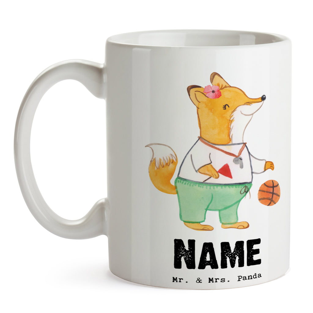 Personalisierte Tasse Basketballtrainerin mit Herz Personalisierte Tasse, Namenstasse, Wunschname, Personalisiert, Tasse, Namen, Drucken, Tasse mit Namen, Beruf, Ausbildung, Jubiläum, Abschied, Rente, Kollege, Kollegin, Geschenk, Schenken, Arbeitskollege, Mitarbeiter, Firma, Danke, Dankeschön, Basketballtrainerin, Basketball, Sport, Ballsport, Basketballcoach, Basketballerin, Verein