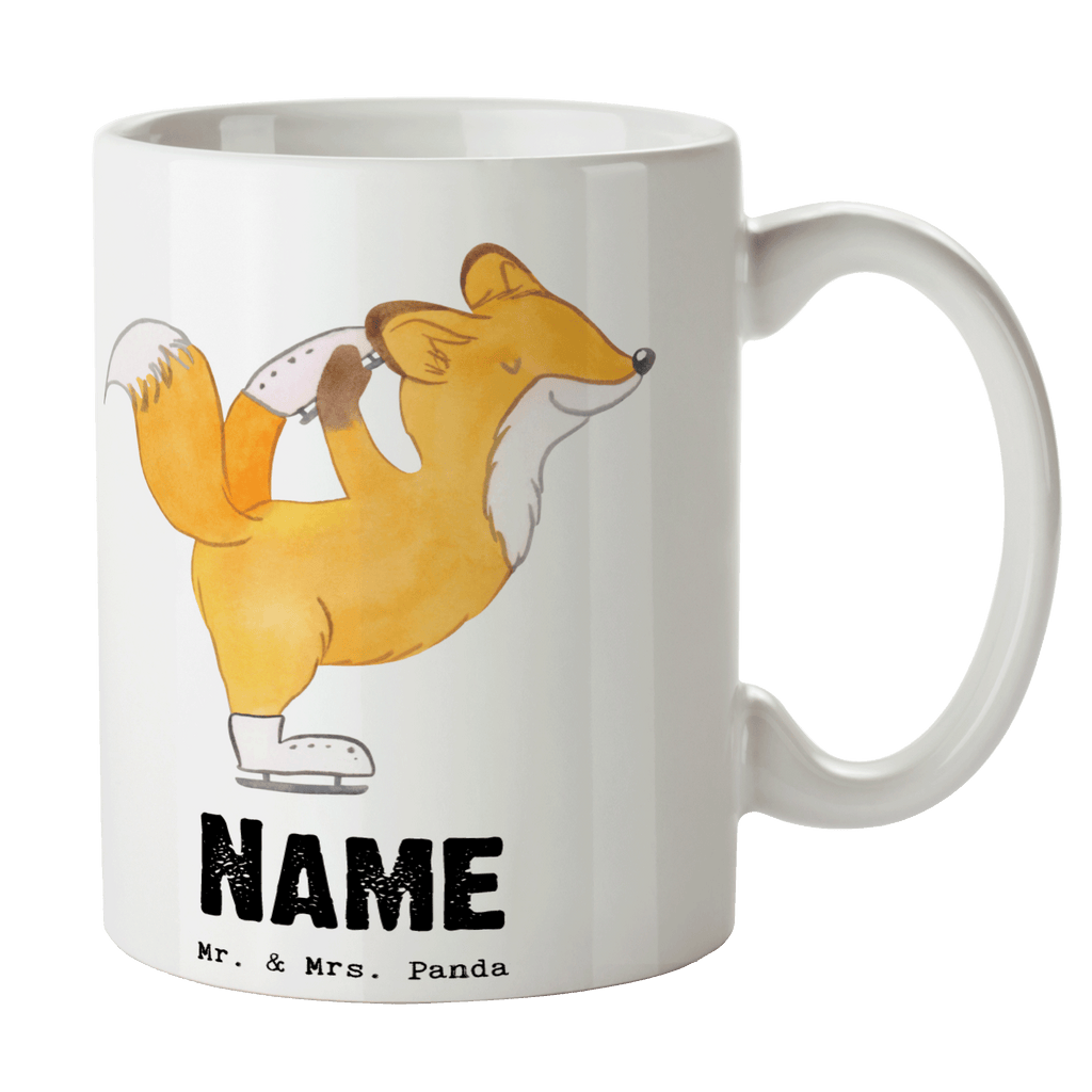 Personalisierte Tasse Fuchs Eiskunstläufer Tage Personalisierte Tasse, Namenstasse, Wunschname, Personalisiert, Tasse, Namen, Drucken, Tasse mit Namen, Geschenk, Sport, Sportart, Hobby, Schenken, Danke, Dankeschön, Auszeichnung, Gewinn, Sportler, Eiskunstläufer, Eiskunstläuferin, Eiskunst