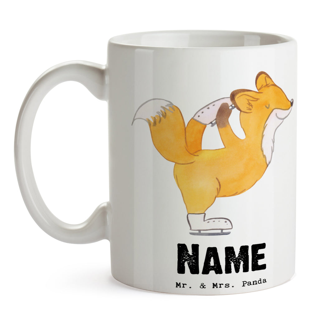 Personalisierte Tasse Fuchs Eiskunstläufer Tage Personalisierte Tasse, Namenstasse, Wunschname, Personalisiert, Tasse, Namen, Drucken, Tasse mit Namen, Geschenk, Sport, Sportart, Hobby, Schenken, Danke, Dankeschön, Auszeichnung, Gewinn, Sportler, Eiskunstläufer, Eiskunstläuferin, Eiskunst