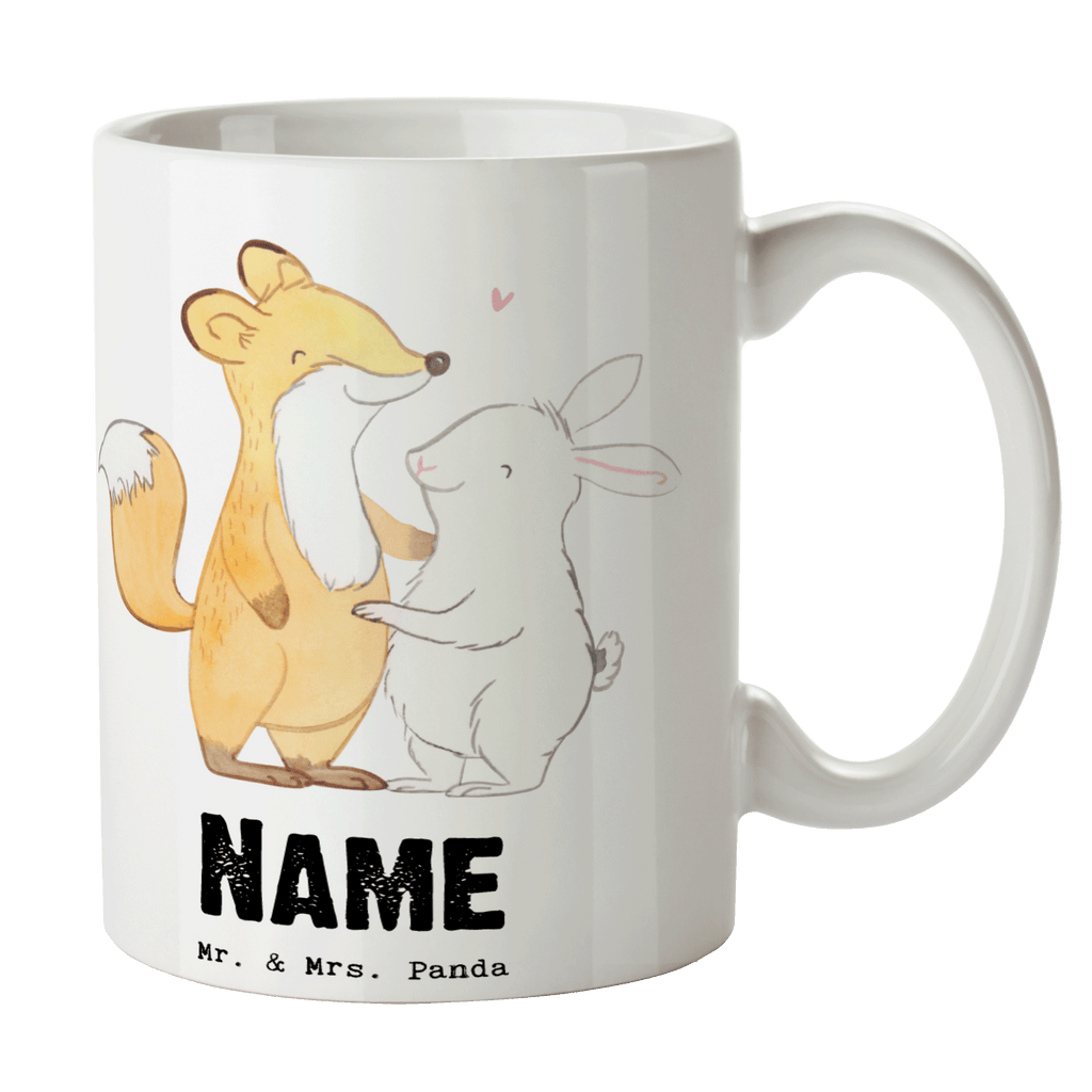 Personalisierte Tasse Fuchs Hase Freunde treffen Tage Personalisierte Tasse, Namenstasse, Wunschname, Personalisiert, Tasse, Namen, Drucken, Tasse mit Namen, Geschenk, Sport, Sportart, Hobby, Schenken, Danke, Dankeschön, Auszeichnung, Gewinn, Sportler, Freunde treffen