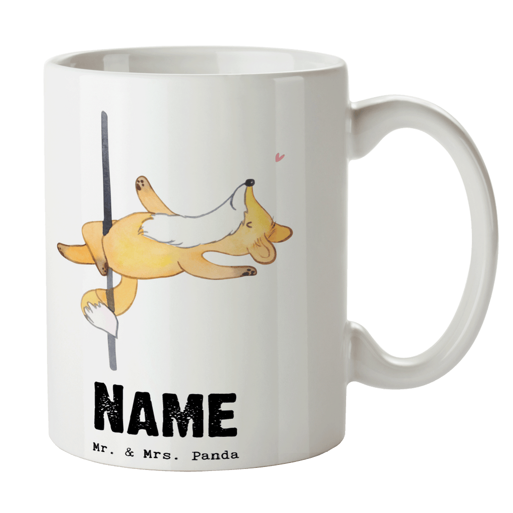 Personalisierte Tasse Fuchs Poledance Tage Personalisierte Tasse, Namenstasse, Wunschname, Personalisiert, Tasse, Namen, Drucken, Tasse mit Namen, Geschenk, Sport, Sportart, Hobby, Schenken, Danke, Dankeschön, Auszeichnung, Gewinn, Sportler, Pole Dance, Tanzen, Tanz