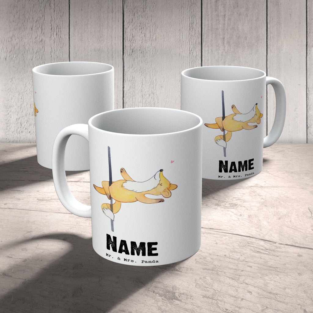 Personalisierte Tasse Fuchs Poledance Tage Personalisierte Tasse, Namenstasse, Wunschname, Personalisiert, Tasse, Namen, Drucken, Tasse mit Namen, Geschenk, Sport, Sportart, Hobby, Schenken, Danke, Dankeschön, Auszeichnung, Gewinn, Sportler, Pole Dance, Tanzen, Tanz