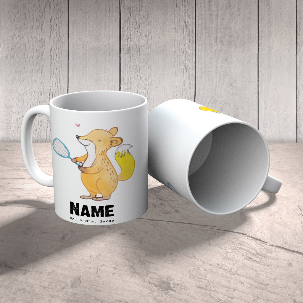 Personalisierte Tasse Fuchs Squash spielen Tage Personalisierte Tasse, Namenstasse, Wunschname, Personalisiert, Tasse, Namen, Drucken, Tasse mit Namen, Geschenk, Sport, Sportart, Hobby, Schenken, Danke, Dankeschön, Auszeichnung, Gewinn, Sportler, Squash spielen, Squashhalle, Ballsport