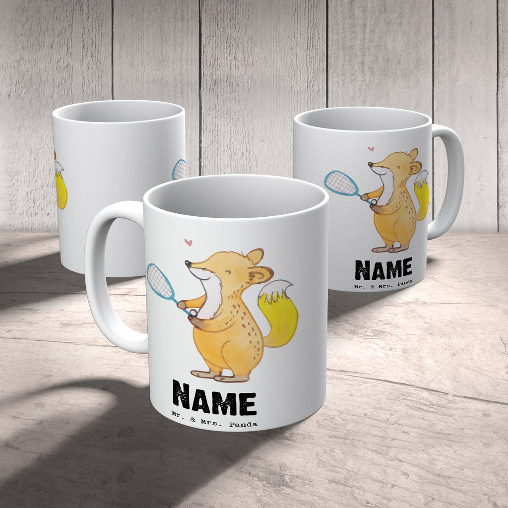 Personalisierte Tasse Fuchs Squash spielen Tage Personalisierte Tasse, Namenstasse, Wunschname, Personalisiert, Tasse, Namen, Drucken, Tasse mit Namen, Geschenk, Sport, Sportart, Hobby, Schenken, Danke, Dankeschön, Auszeichnung, Gewinn, Sportler, Squash spielen, Squashhalle, Ballsport