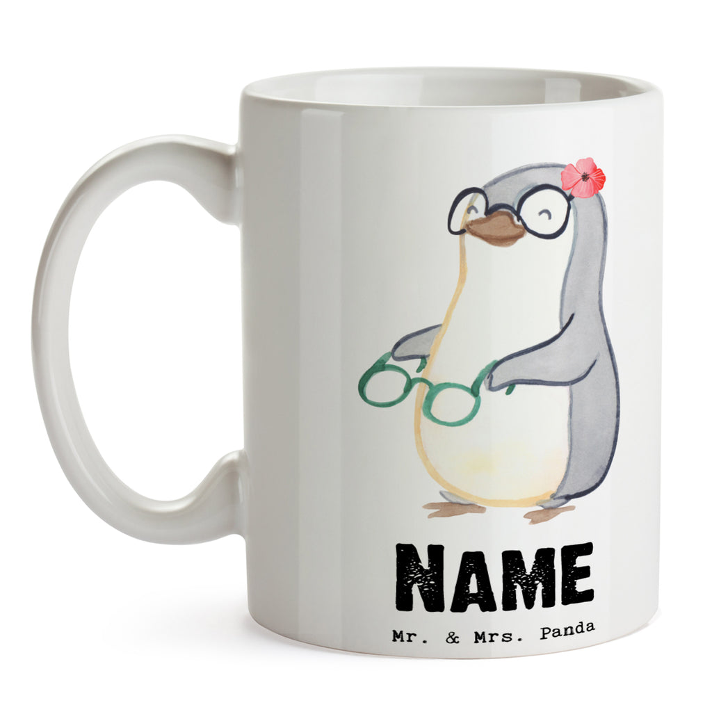 Personalisierte Tasse Augenoptikerin mit Herz Personalisierte Tasse, Namenstasse, Wunschname, Personalisiert, Tasse, Namen, Drucken, Tasse mit Namen, Beruf, Ausbildung, Jubiläum, Abschied, Rente, Kollege, Kollegin, Geschenk, Schenken, Arbeitskollege, Mitarbeiter, Firma, Danke, Dankeschön, Augenoptikerin, Optikerin, Augenärztin, Optometristin, Brillenverkäuferin, Brillengeschäft, Eröffnung