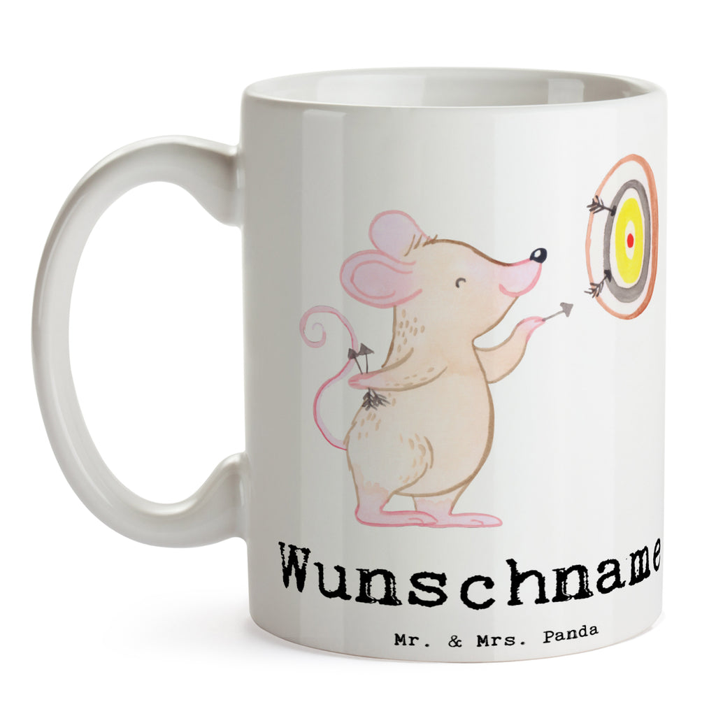 Personalisierte Tasse Maus Dart spielen Tage Personalisierte Tasse, Namenstasse, Wunschname, Personalisiert, Tasse, Namen, Drucken, Tasse mit Namen, Geschenk, Sport, Sportart, Hobby, Schenken, Danke, Dankeschön, Auszeichnung, Gewinn, Sportler, Dart spielen, Darten, Darts, Dart Turnier