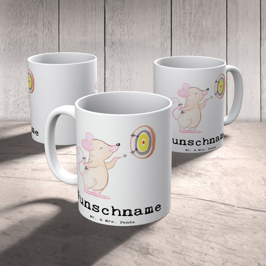 Personalisierte Tasse Maus Dart spielen Tage Personalisierte Tasse, Namenstasse, Wunschname, Personalisiert, Tasse, Namen, Drucken, Tasse mit Namen, Geschenk, Sport, Sportart, Hobby, Schenken, Danke, Dankeschön, Auszeichnung, Gewinn, Sportler, Dart spielen, Darten, Darts, Dart Turnier