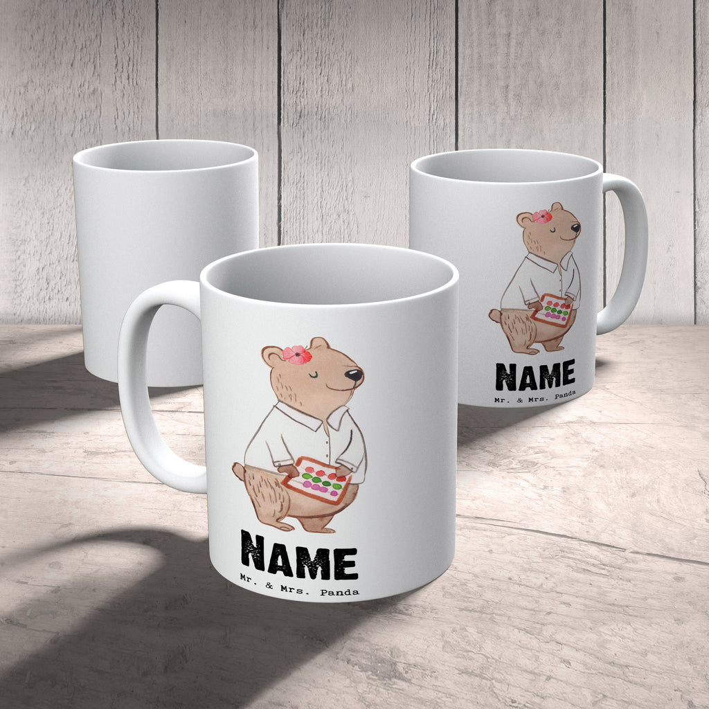 Personalisierte Tasse Bankangestellte mit Herz Personalisierte Tasse, Namenstasse, Wunschname, Personalisiert, Tasse, Namen, Drucken, Tasse mit Namen, Beruf, Ausbildung, Jubiläum, Abschied, Rente, Kollege, Kollegin, Geschenk, Schenken, Arbeitskollege, Mitarbeiter, Firma, Danke, Dankeschön, Bankangestellte, Bankfachfrau, Bänkerin, Bankberaterin