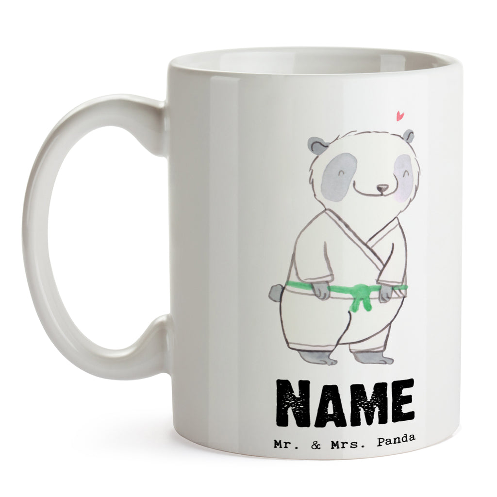 Personalisierte Tasse Panda Jiu Jitsu Tage Personalisierte Tasse, Namenstasse, Wunschname, Personalisiert, Tasse, Namen, Drucken, Tasse mit Namen, Geschenk, Sport, Sportart, Hobby, Schenken, Danke, Dankeschön, Auszeichnung, Gewinn, Sportler, Jiu Jitsu, japanische Kampfkunst, Selbstverteidigung