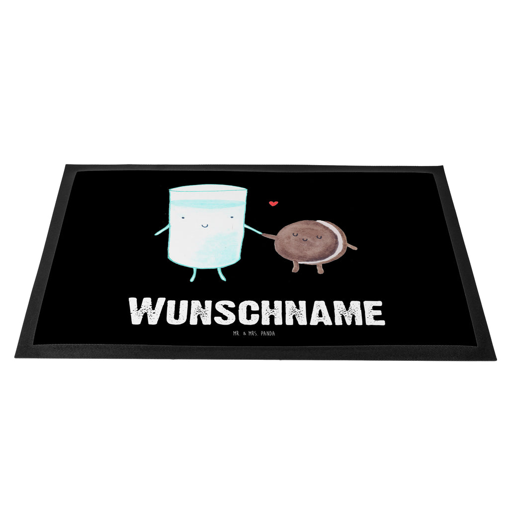 Personalisierte Fußmatte Milch & Keks Personalisierte Fußmatte, Fußmatte mit Namen, Personalisieruung, Personalisiert, Fußmatte bedrucken, Türvorleger mit Namen, Haustürmatte personalisiert, Namensfussmatte, Wunschnamen, Bedrucken, Türvorleger personalisiert, süße Tiermotive, gute Laune, lustige Sprüche, Tiere, Milk, Cookie, Milch, Keks, Kekse, Kaffee, Einladung Frühstück, Motiv süß, romantisch, perfektes Paar
