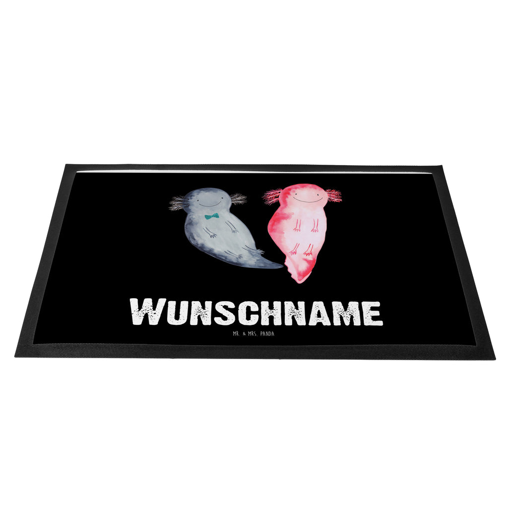 Personalisierte Fußmatte Axolotl Axel+Lotte Personalisierte Fußmatte, Fußmatte mit Namen, Personalisieruung, Personalisiert, Fußmatte bedrucken, Türvorleger mit Namen, Haustürmatte personalisiert, Namensfussmatte, Wunschnamen, Bedrucken, Türvorleger personalisiert, Axolotl, Molch, Axolot, Schwanzlurch, Lurch, Lurche, Liebe, große Liebe, Liebesbeweis, Freund, Verlobter, Ehemann, Jahrestag, Valentinstag