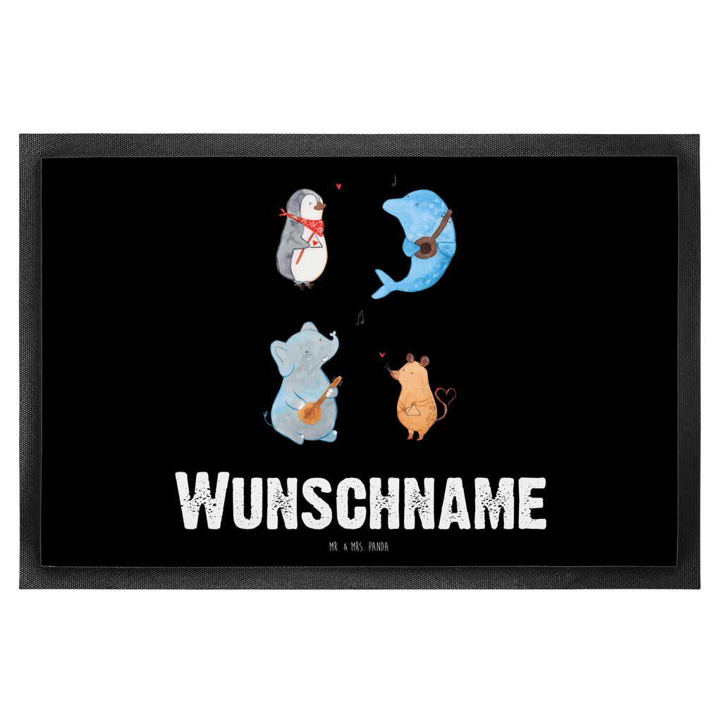 Personalisierte Fußmatte Big Band Personalisierte Fußmatte, Fußmatte mit Namen, Personalisieruung, Personalisiert, Fußmatte bedrucken, Türvorleger mit Namen, Haustürmatte personalisiert, Namensfussmatte, Wunschnamen, Bedrucken, Türvorleger personalisiert, süße Tiermotive, gute Laune, lustige Sprüche, Tiere, Hund, Pinguin, Maus, Elefant, Delfin, Gitarre, Band, Triangel, Musikanten, Musik