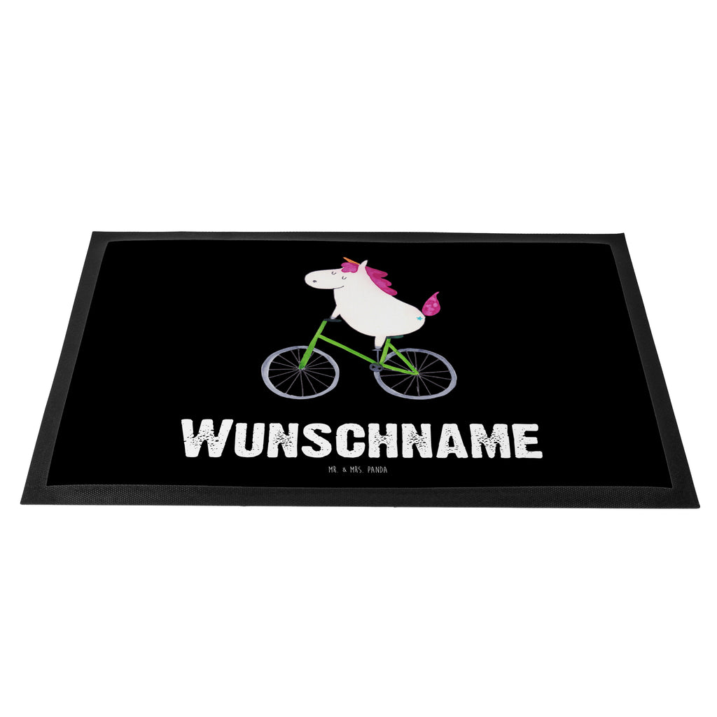 Personalisierte Fußmatte Einhorn Radfahrer Personalisierte Fußmatte, Fußmatte mit Namen, Personalisieruung, Personalisiert, Fußmatte bedrucken, Türvorleger mit Namen, Haustürmatte personalisiert, Namensfussmatte, Wunschnamen, Bedrucken, Türvorleger personalisiert, Einhorn, Einhörner, Einhorn Deko, Pegasus, Unicorn, Radfahren, Radfahrer, Rad, Bike, Feenstaub, Konfetti, Luxusproblem, Kummer, Liebeskummer