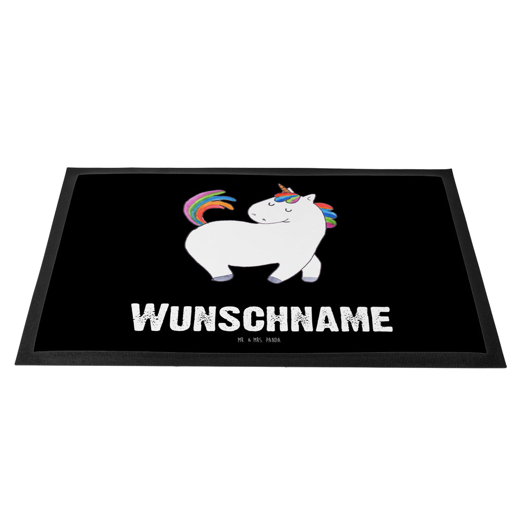 Personalisierte Fußmatte Einhorn stolzierend Personalisierte Fußmatte, Fußmatte mit Namen, Personalisieruung, Personalisiert, Fußmatte bedrucken, Türvorleger mit Namen, Haustürmatte personalisiert, Namensfussmatte, Wunschnamen, Bedrucken, Türvorleger personalisiert, Einhorn, Einhörner, Einhorn Deko, Pegasus, Unicorn, stolz, anders, bunt, Pferd, Reiter, Reiten, Freundin, Geschenk
