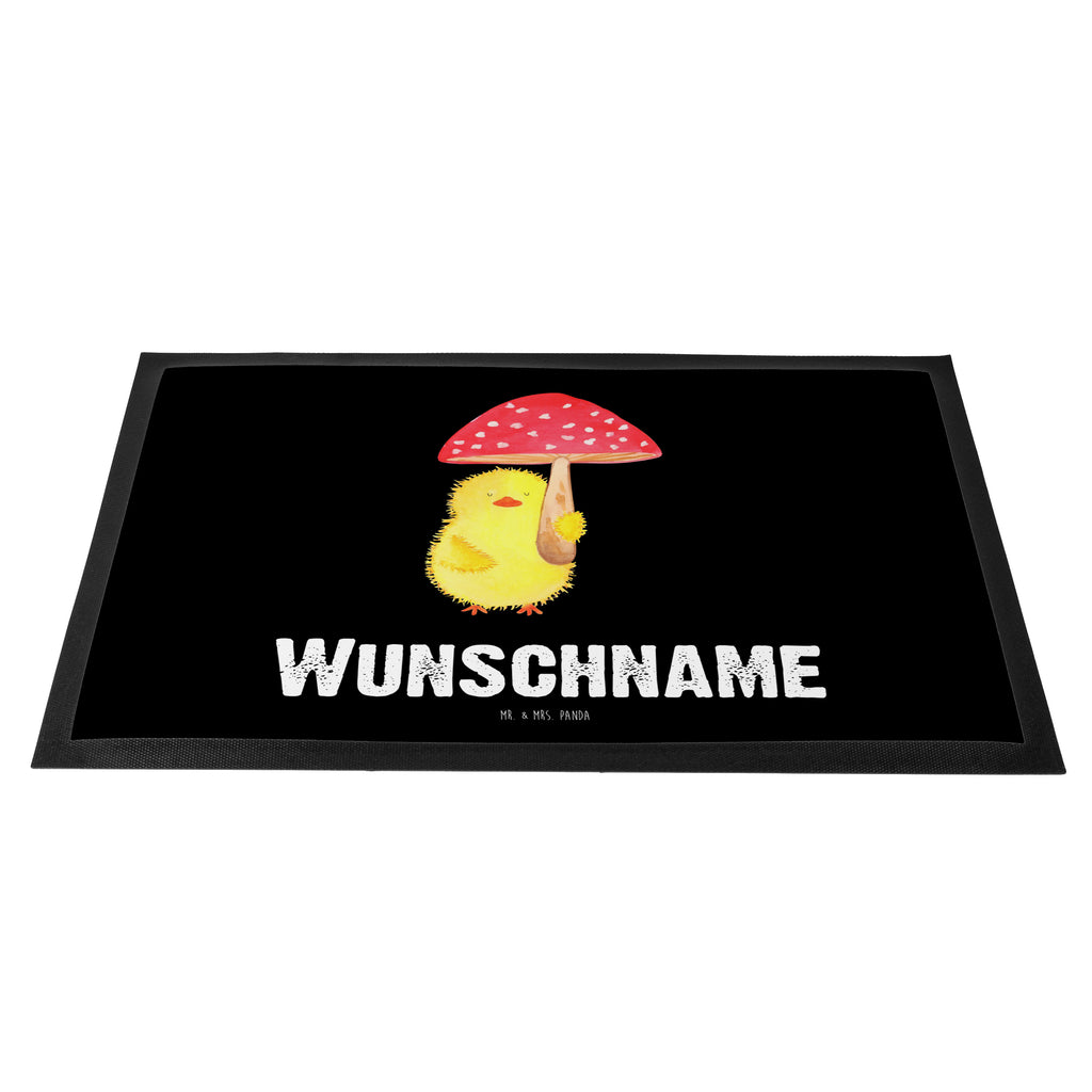 Personalisierte Fußmatte Küken Fliegenpilz Personalisierte Fußmatte, Fußmatte mit Namen, Personalisieruung, Personalisiert, Fußmatte bedrucken, Türvorleger mit Namen, Haustürmatte personalisiert, Namensfussmatte, Wunschnamen, Bedrucken, Türvorleger personalisiert, Ostern, Osterhase, Ostergeschenke, Osternest, Osterdeko, Geschenk zu Ostern, Küken, Fliegenpilz, Glückspilz, Frohe Ostern, Ostergrüße