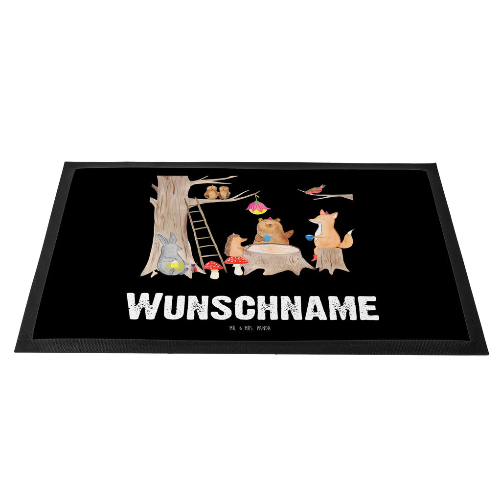 Personalisierte Fußmatte Waldtiere Picknick Personalisierte Fußmatte, Fußmatte mit Namen, Personalisieruung, Personalisiert, Fußmatte bedrucken, Türvorleger mit Namen, Haustürmatte personalisiert, Namensfussmatte, Wunschnamen, Bedrucken, Türvorleger personalisiert, süße Tiermotive, gute Laune, lustige Sprüche, Tiere, Waldtiere, Picknick, Wald, Fuchs, Hase, Igel, Maus, Eichhörnchen