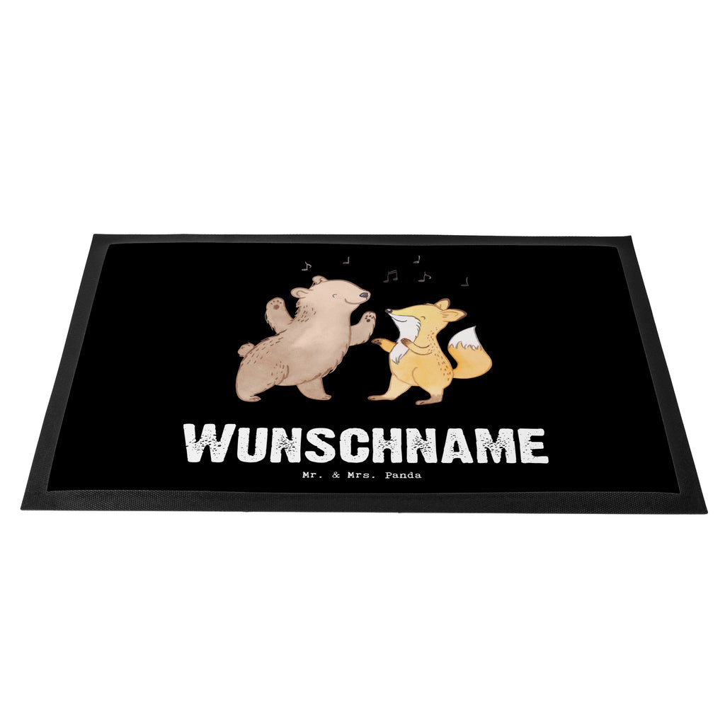 Personalisierte Fußmatte Bär & Fuchs Disco Tage Personalisierte Fußmatte, Fußmatte mit Namen, Personalisieruung, Personalisiert, Fußmatte bedrucken, Türvorleger mit Namen, Haustürmatte personalisiert, Namensfussmatte, Wunschnamen, Bedrucken, Türvorleger personalisiert, Geschenk, Sport, Sportart, Hobby, Schenken, Danke, Dankeschön, Auszeichnung, Gewinn, Sportler, Disco, Clubs, Tanzen, Feiern, Clubbing, Tanzstimmung, Nachtclub