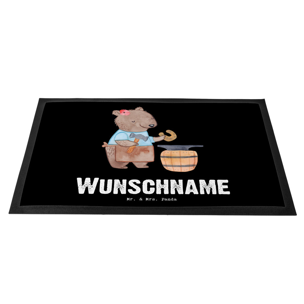 Personalisierte Fußmatte Schmiedin mit Herz Personalisierte Fußmatte, Fußmatte mit Namen, Personalisieruung, Personalisiert, Fußmatte bedrucken, Türvorleger mit Namen, Haustürmatte personalisiert, Namensfussmatte, Wunschnamen, Bedrucken, Türvorleger personalisiert, Beruf, Ausbildung, Jubiläum, Abschied, Rente, Kollege, Kollegin, Geschenk, Schenken, Arbeitskollege, Mitarbeiter, Firma, Danke, Dankeschön
