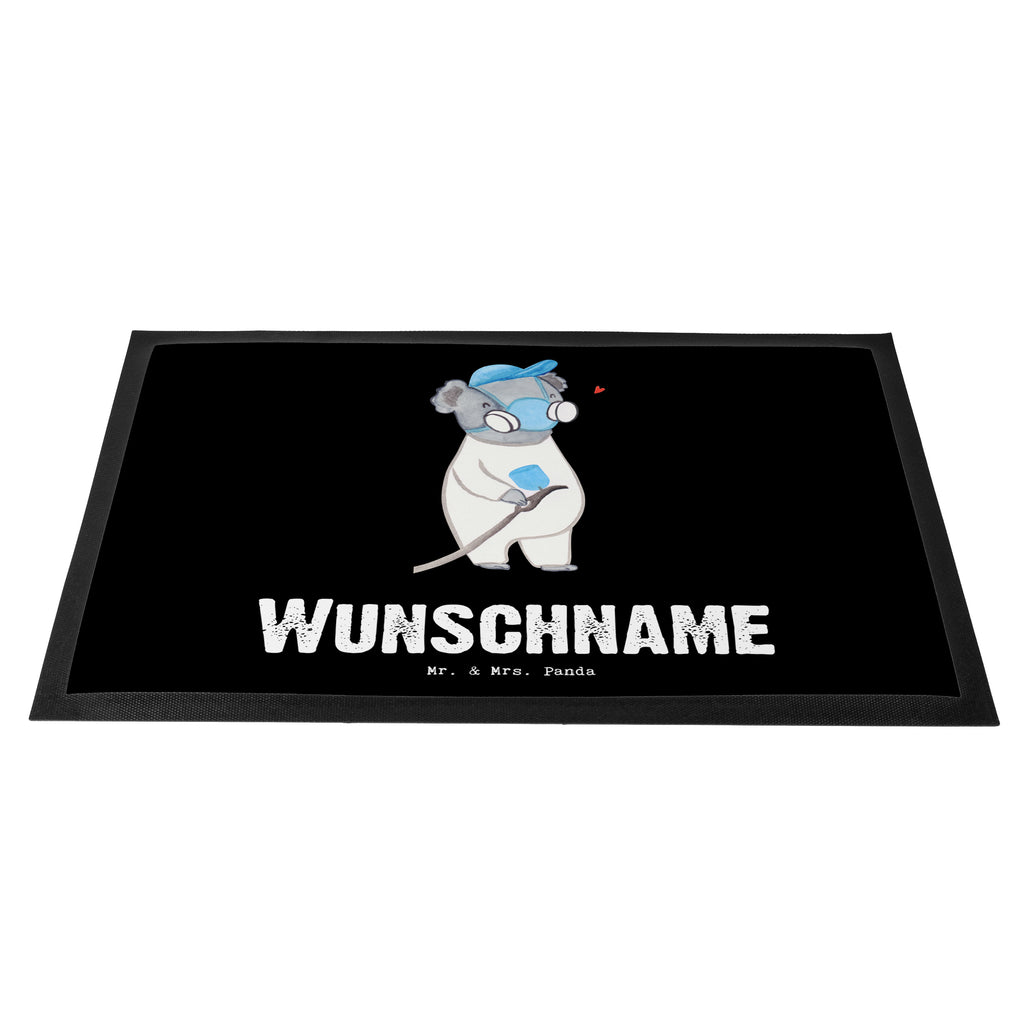 Personalisierte Fußmatte Lackierer mit Herz Personalisierte Fußmatte, Fußmatte mit Namen, Personalisieruung, Personalisiert, Fußmatte bedrucken, Türvorleger mit Namen, Haustürmatte personalisiert, Namensfussmatte, Wunschnamen, Bedrucken, Türvorleger personalisiert, Beruf, Ausbildung, Jubiläum, Abschied, Rente, Kollege, Kollegin, Geschenk, Schenken, Arbeitskollege, Mitarbeiter, Firma, Danke, Dankeschön, Lackierer, Lackierermeister, Werkstatt Lackierer, Gesellenprüfung