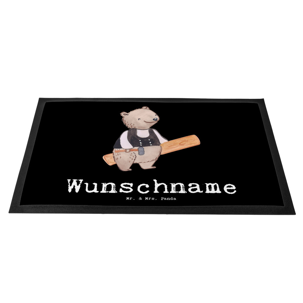Personalisierte Fußmatte Zimmermann mit Herz Personalisierte Fußmatte, Fußmatte mit Namen, Personalisieruung, Personalisiert, Fußmatte bedrucken, Türvorleger mit Namen, Haustürmatte personalisiert, Namensfussmatte, Wunschnamen, Bedrucken, Türvorleger personalisiert, Beruf, Ausbildung, Jubiläum, Abschied, Rente, Kollege, Kollegin, Geschenk, Schenken, Arbeitskollege, Mitarbeiter, Firma, Danke, Dankeschön