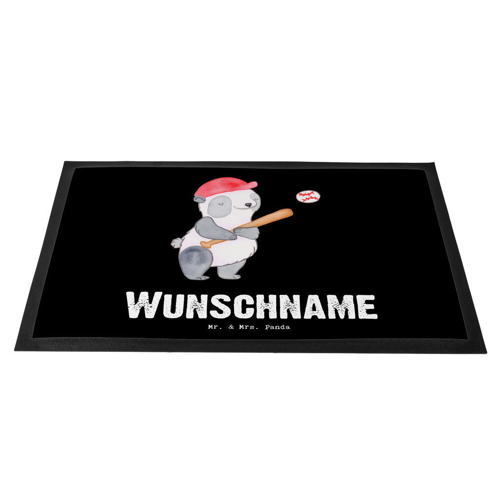 Personalisierte Fußmatte Panda Baseball spielen Tage Personalisierte Fußmatte, Fußmatte mit Namen, Personalisieruung, Personalisiert, Fußmatte bedrucken, Türvorleger mit Namen, Haustürmatte personalisiert, Namensfussmatte, Wunschnamen, Bedrucken, Türvorleger personalisiert, Geschenk, Sport, Sportart, Hobby, Schenken, Danke, Dankeschön, Auszeichnung, Gewinn, Sportler, Baseball spielen, Baseball Spielen, Baseball Match, Ballsport, Baseballplatz, Baseballverein