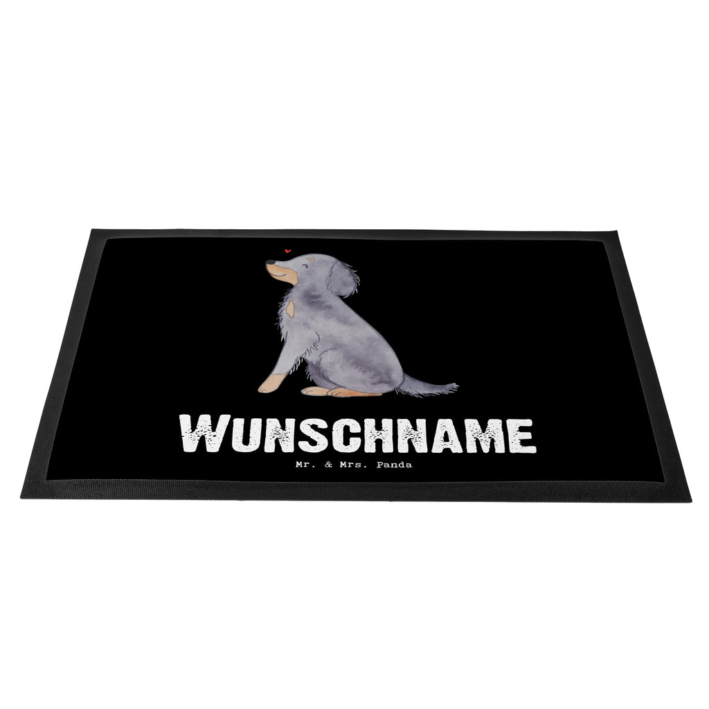 Personalisierte Fußmatte Gordon Setter Lebensretter Personalisierte Fußmatte, Fußmatte mit Namen, Personalisieruung, Personalisiert, Fußmatte bedrucken, Türvorleger mit Namen, Haustürmatte personalisiert, Namensfussmatte, Wunschnamen, Bedrucken, Türvorleger personalisiert, Hund, Hunderasse, Rassehund, Hundebesitzer, Geschenk, Tierfreund, Schenken, Welpe, Gordon Shetter, Jagdhund
