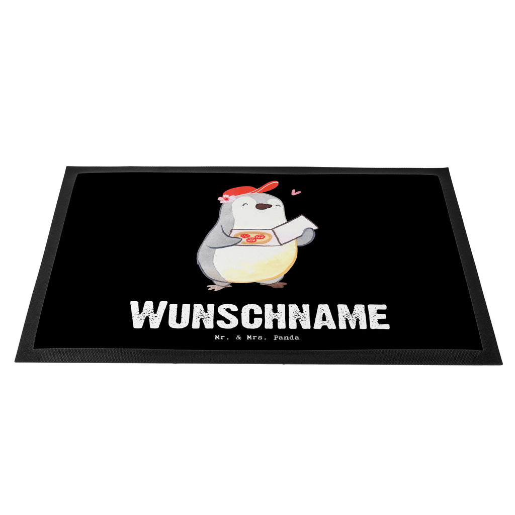 Personalisierte Fußmatte Pizzabäckerin mit Herz Personalisierte Fußmatte, Fußmatte mit Namen, Personalisieruung, Personalisiert, Fußmatte bedrucken, Türvorleger mit Namen, Haustürmatte personalisiert, Namensfussmatte, Wunschnamen, Bedrucken, Türvorleger personalisiert, Beruf, Ausbildung, Jubiläum, Abschied, Rente, Kollege, Kollegin, Geschenk, Schenken, Arbeitskollege, Mitarbeiter, Firma, Danke, Dankeschön, Lieferdienstmitarbeiterin, Pizzabäckerin, Pizzabotin, Pizzabringdienst, Lieferbringdienst