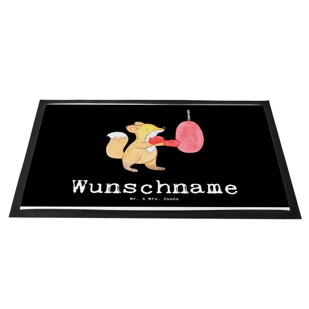 Personalisierte Fußmatte Fuchs Boxen Tage Personalisierte Fußmatte, Fußmatte mit Namen, Personalisieruung, Personalisiert, Fußmatte bedrucken, Türvorleger mit Namen, Haustürmatte personalisiert, Namensfussmatte, Wunschnamen, Bedrucken, Türvorleger personalisiert, Geschenk, Sport, Sportart, Hobby, Schenken, Danke, Dankeschön, Auszeichnung, Gewinn, Sportler, Boxen, Boxkampf, Boxtraining