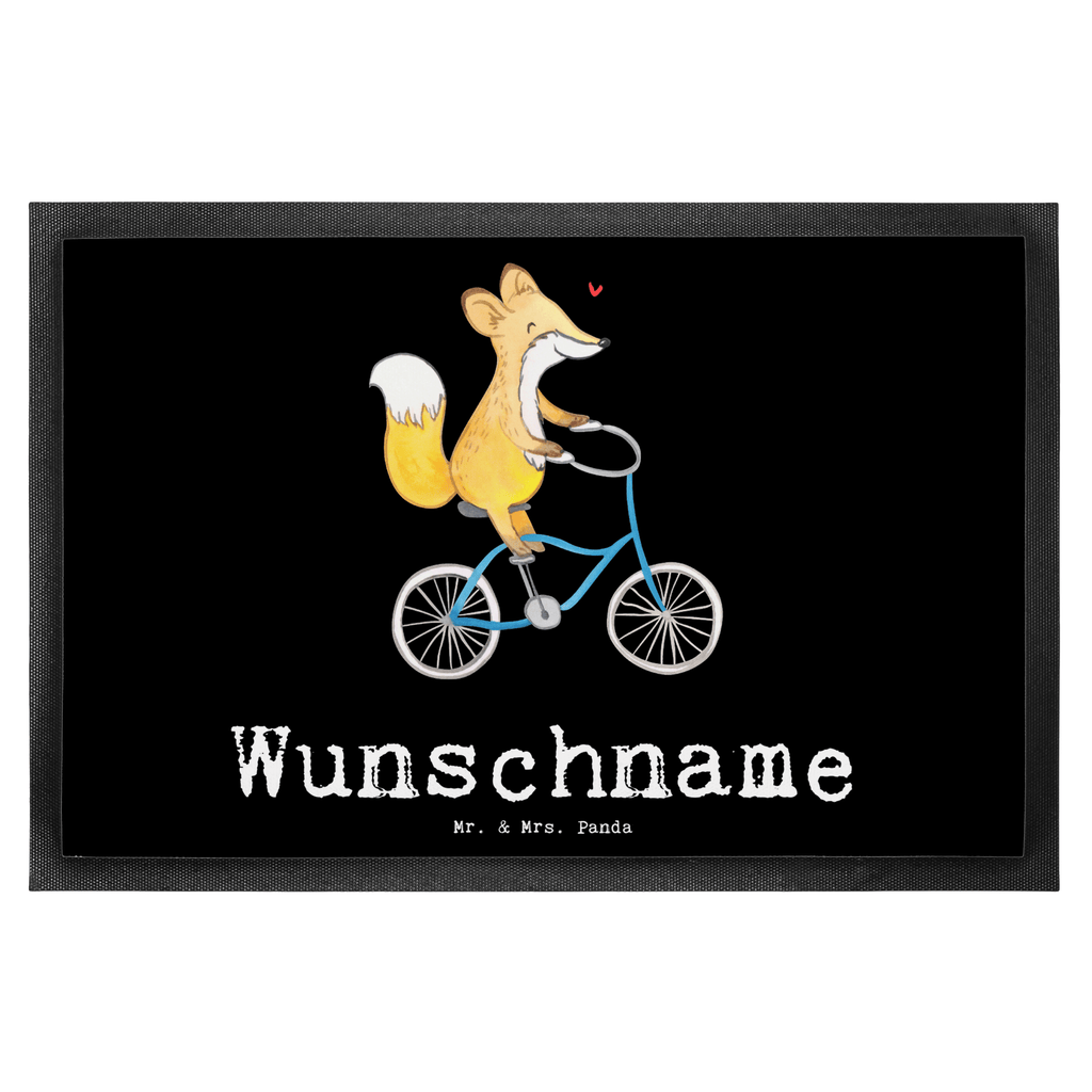 Personalisierte Fußmatte Fuchs Fahrrad fahren Tage Personalisierte Fußmatte, Fußmatte mit Namen, Personalisieruung, Personalisiert, Fußmatte bedrucken, Türvorleger mit Namen, Haustürmatte personalisiert, Namensfussmatte, Wunschnamen, Bedrucken, Türvorleger personalisiert, Geschenk, Sport, Sportart, Hobby, Schenken, Danke, Dankeschön, Auszeichnung, Gewinn, Sportler, Fahrrad fahren, Radeln, Trekking, Mountainbiking, Radsport