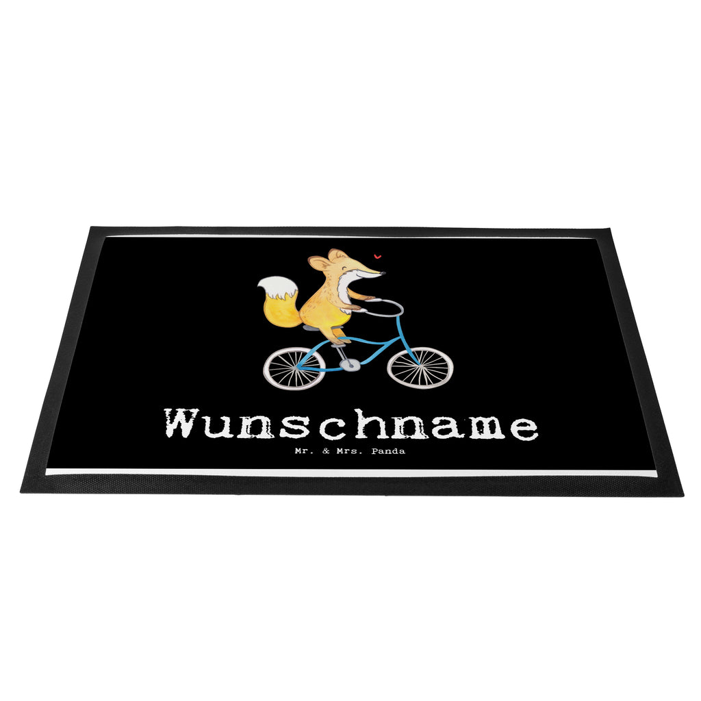 Personalisierte Fußmatte Fuchs Fahrrad fahren Tage Personalisierte Fußmatte, Fußmatte mit Namen, Personalisieruung, Personalisiert, Fußmatte bedrucken, Türvorleger mit Namen, Haustürmatte personalisiert, Namensfussmatte, Wunschnamen, Bedrucken, Türvorleger personalisiert, Geschenk, Sport, Sportart, Hobby, Schenken, Danke, Dankeschön, Auszeichnung, Gewinn, Sportler, Fahrrad fahren, Radeln, Trekking, Mountainbiking, Radsport
