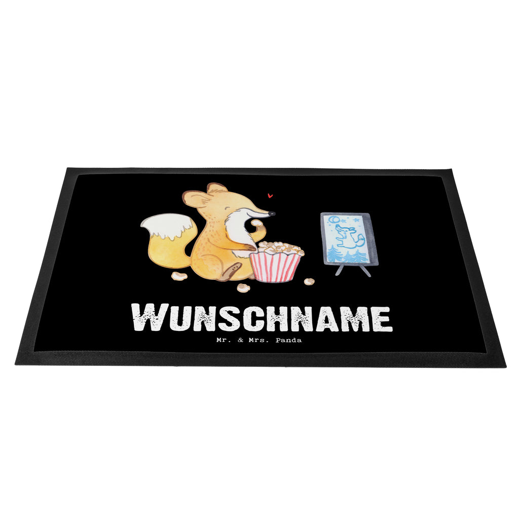 Personalisierte Fußmatte Fuchs Filme gucken Tage Personalisierte Fußmatte, Fußmatte mit Namen, Personalisieruung, Personalisiert, Fußmatte bedrucken, Türvorleger mit Namen, Haustürmatte personalisiert, Namensfussmatte, Wunschnamen, Bedrucken, Türvorleger personalisiert, Geschenk, Sport, Sportart, Hobby, Schenken, Danke, Dankeschön, Auszeichnung, Gewinn, Sportler, Filmabend, Filme gucken, TV, Fernsehen, Kino
