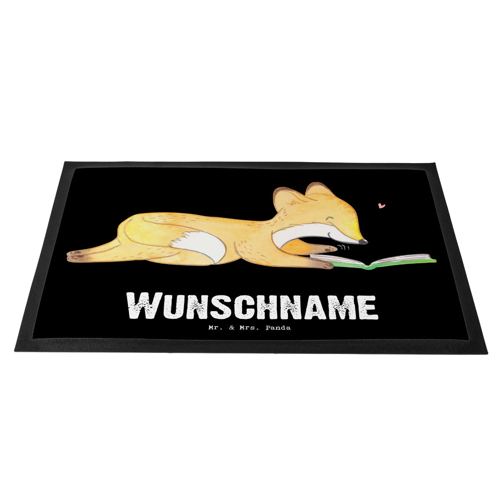 Personalisierte Fußmatte Fuchs Lesen Tage Personalisierte Fußmatte, Fußmatte mit Namen, Personalisieruung, Personalisiert, Fußmatte bedrucken, Türvorleger mit Namen, Haustürmatte personalisiert, Namensfussmatte, Wunschnamen, Bedrucken, Türvorleger personalisiert, Geschenk, Sport, Sportart, Hobby, Schenken, Danke, Dankeschön, Auszeichnung, Gewinn, Sportler, lesen, Bücher lesen, Bücherwurm