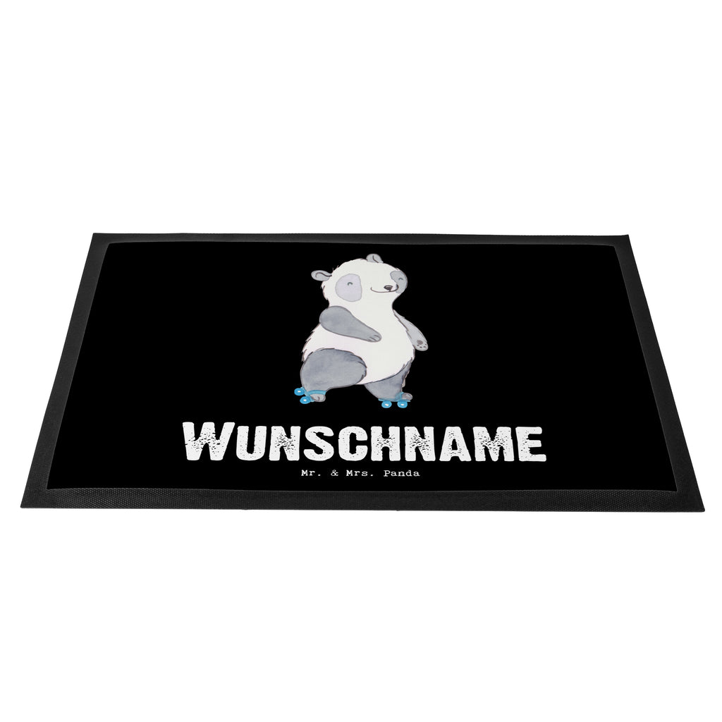 Personalisierte Fußmatte Panda Inliner fahren Tage Personalisierte Fußmatte, Fußmatte mit Namen, Personalisieruung, Personalisiert, Fußmatte bedrucken, Türvorleger mit Namen, Haustürmatte personalisiert, Namensfussmatte, Wunschnamen, Bedrucken, Türvorleger personalisiert, Geschenk, Sport, Sportart, Hobby, Schenken, Danke, Dankeschön, Auszeichnung, Gewinn, Sportler, Inliner fahren, Rollschuh fahren, Rollerblades, inlinern