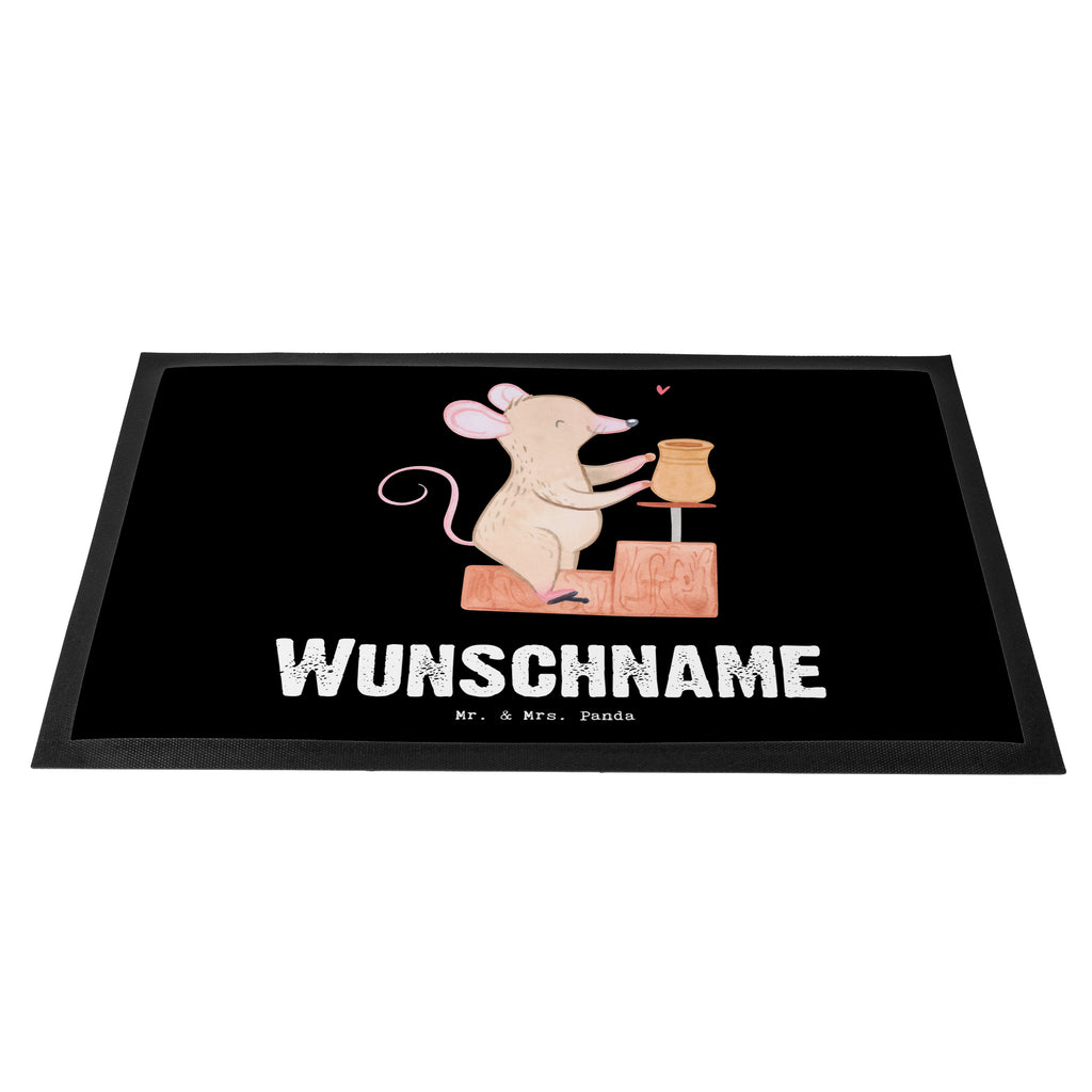 Personalisierte Fußmatte Maus Töpfern Tage Personalisierte Fußmatte, Fußmatte mit Namen, Personalisieruung, Personalisiert, Fußmatte bedrucken, Türvorleger mit Namen, Haustürmatte personalisiert, Namensfussmatte, Wunschnamen, Bedrucken, Türvorleger personalisiert, Geschenk, Sport, Sportart, Hobby, Schenken, Danke, Dankeschön, Auszeichnung, Gewinn, Sportler, Töpfern, Töpferei, Töpferkurs