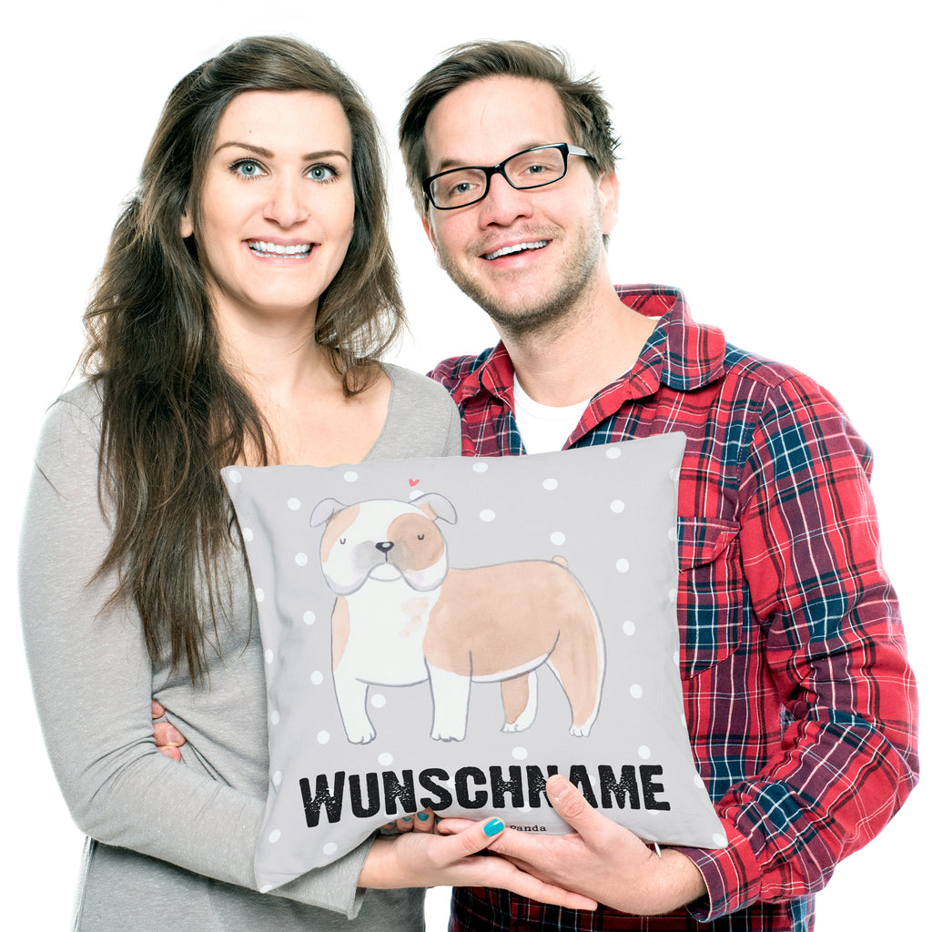 Personalisiertes Kissen Englische Bulldogge Moment Kissen, personalisiert, Name, Wunschname, bedrucken, Kopfkissen, Hund, Hunderasse, Rassehund, Hundebesitzer, Geschenk, Tierfreund, Schenken, Welpe, Englische Bulldogge, English Bulldog