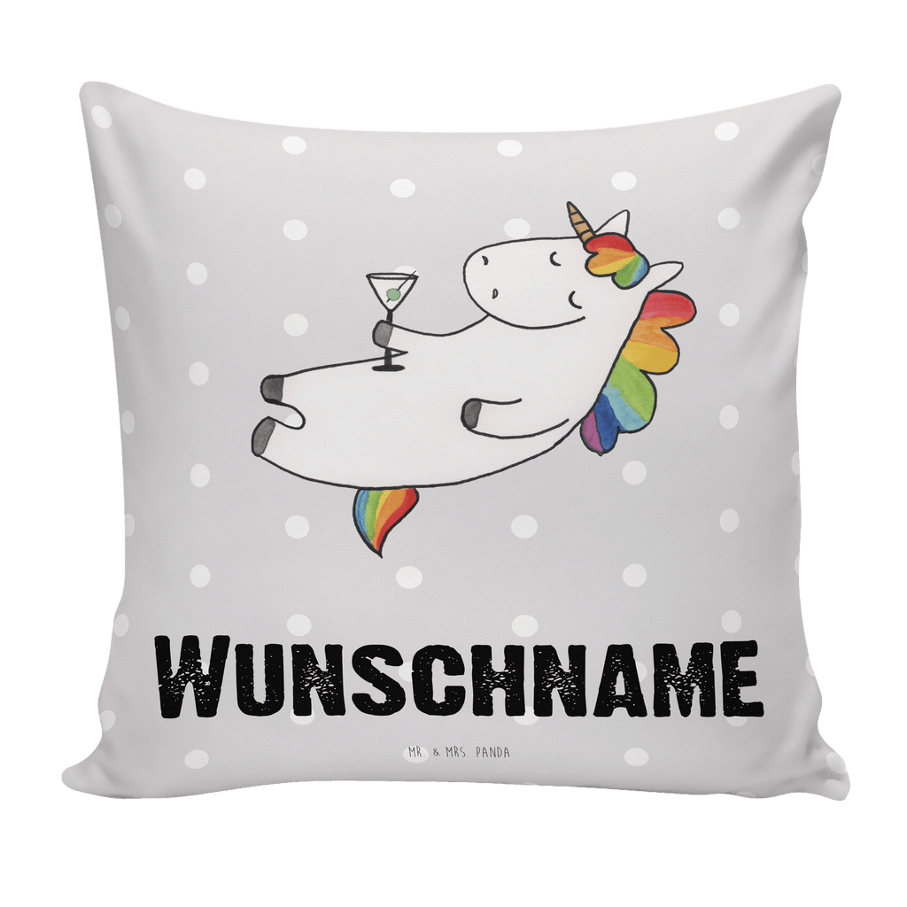 Personalisiertes Kissen Otter mit Seerose Kissen, personalisiert, Name, Wunschname, bedrucken, Kopfkissen, Otter, Fischotter, Seeotter, Otter Seeotter See Otter