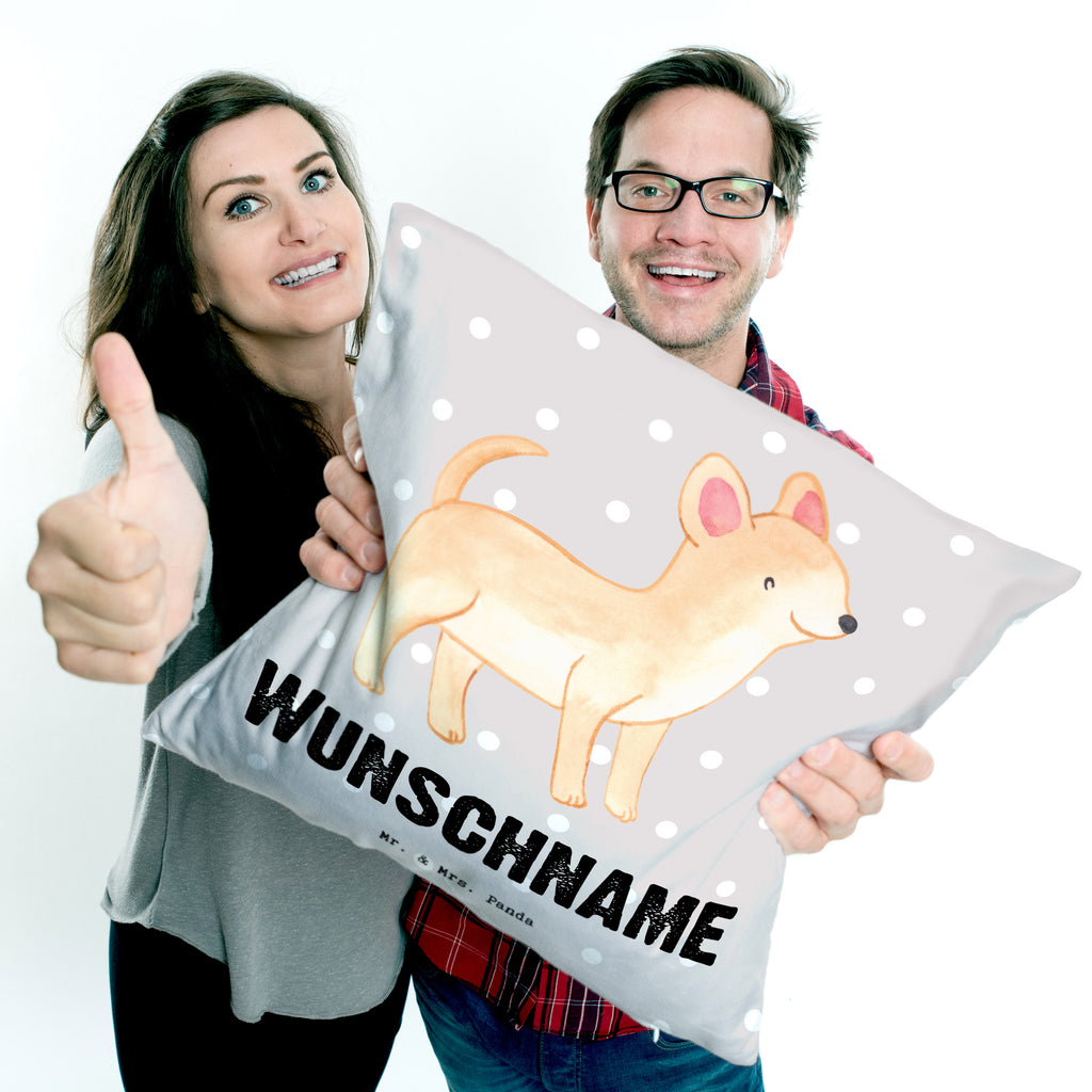 Personalisiertes Kissen Chihuahua Lebensretter Kissen, personalisiert, Name, Wunschname, bedrucken, Kopfkissen, Hund, Hunderasse, Rassehund, Hundebesitzer, Geschenk, Tierfreund, Schenken, Welpe, Chihuahua