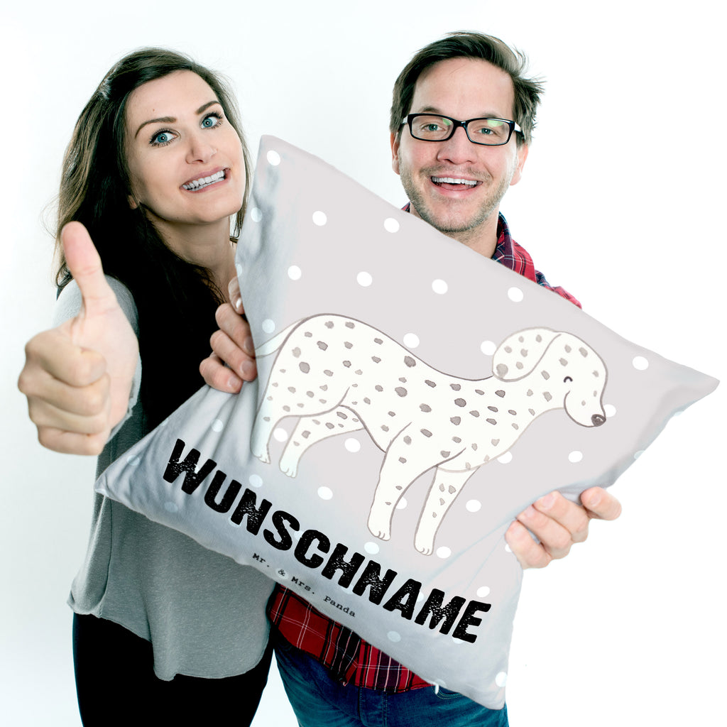 Personalisiertes Kissen Dalmatiner Lebensretter Kissen, personalisiert, Name, Wunschname, bedrucken, Kopfkissen, Hund, Hunderasse, Rassehund, Hundebesitzer, Geschenk, Tierfreund, Schenken, Welpe, Dalmatiner, Dalmatinac