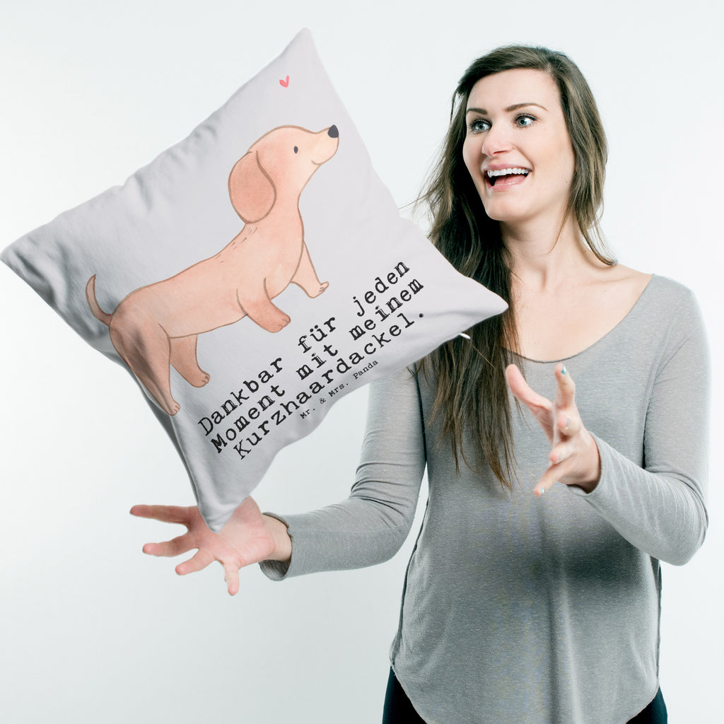 Personalisiertes Kissen Dackel Kurzhaardackel Moment Kissen, personalisiert, Name, Wunschname, bedrucken, Kopfkissen, Hund, Hunderasse, Rassehund, Hundebesitzer, Geschenk, Tierfreund, Schenken, Welpe, Teckel, Dachshund, Kurzhaardackel
