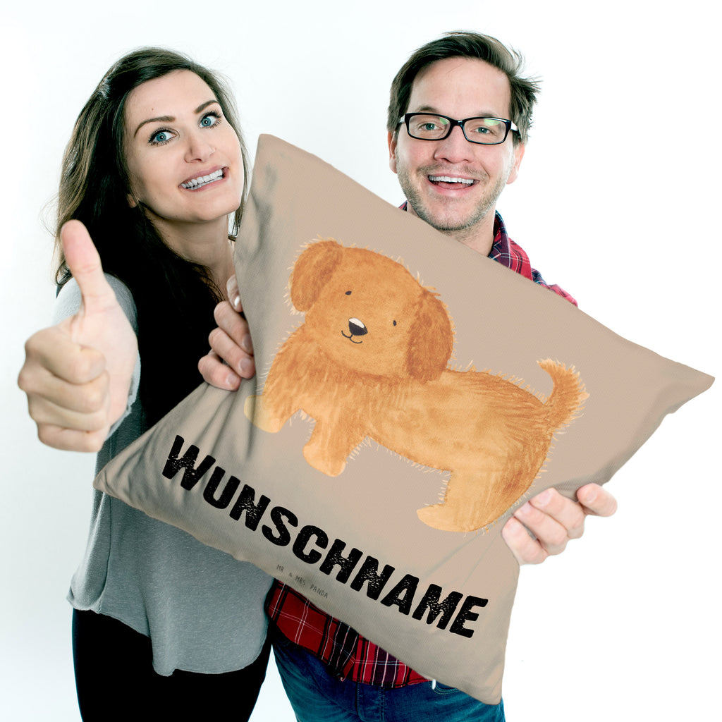 Personalisiertes Kissen Hund flauschig Kissen, personalisiert, Name, Wunschname, bedrucken, Kopfkissen, Hund, Hundemotiv, Haustier, Hunderasse, Tierliebhaber, Hundebesitzer, Sprüche, Hunde, Frauchen, Hundemama, Hundeliebe