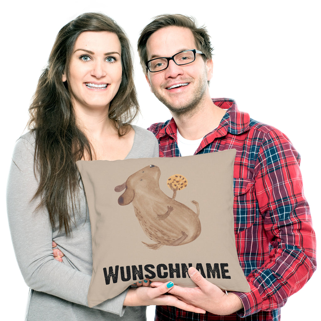Personalisiertes Kissen Hund Keks Kissen, personalisiert, Name, Wunschname, bedrucken, Kopfkissen, Hund, Hundemotiv, Haustier, Hunderasse, Tierliebhaber, Hundebesitzer, Sprüche, Hundekekse, Leckerli, Hundeleckerli, Hundesnacks
