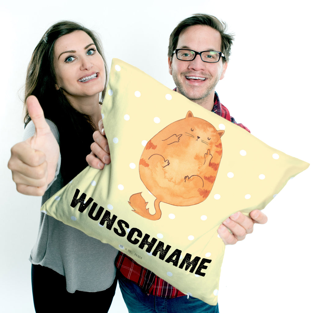 Personalisiertes Kissen Katze Frühaufsteher Kissen, personalisiert, Name, Wunschname, bedrucken, Kopfkissen, Katze, Katzenmotiv, Katzenfan, Katzendeko, Katzenfreund, Katzenliebhaber, Katzenprodukte, Katzenartikel, Katzenaccessoires, Katzensouvenirs, Katzenliebhaberprodukte, Katzenmotive, Der frühe Vogel kann mich mal, Morgenmuffel, Frühaufsteher, Kaffee, Katzen, Kater, Mietze