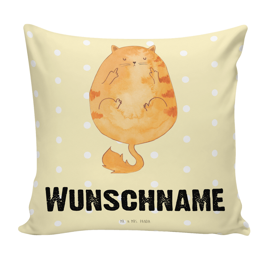 Personalisiertes Kissen Katze Mittelfinger Kissen, personalisiert, Name, Wunschname, bedrucken, Kopfkissen, Katze, Katzenmotiv, Katzenfan, Katzendeko, Katzenfreund, Katzenliebhaber, Katzenprodukte, Katzenartikel, Katzenaccessoires, Katzensouvenirs, Katzenliebhaberprodukte, Katzenmotive, Katzen, Kater, Mietze, Cat, Cats