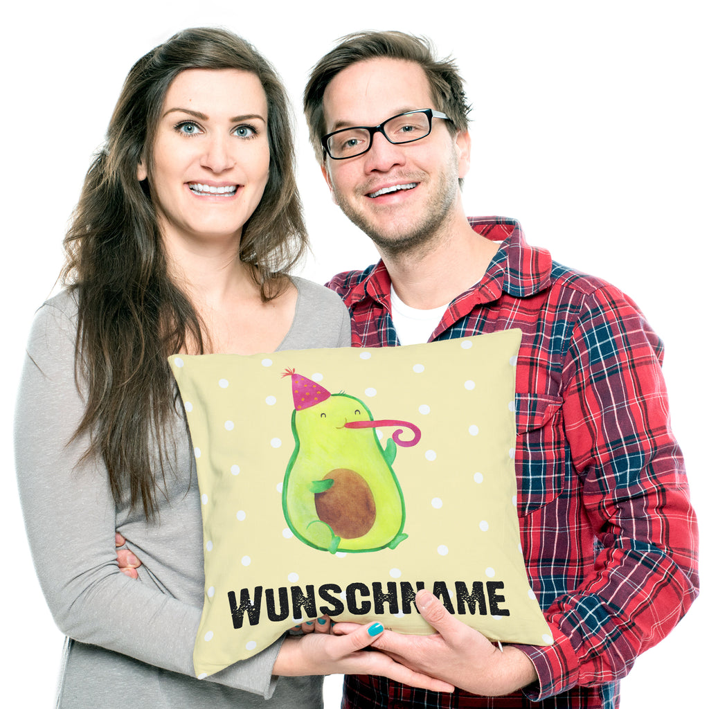 Personalisiertes Kissen Avocado Birthday Kissen, personalisiert, Name, Wunschname, bedrucken, Kopfkissen, Avocado, Veggie, Vegan, Gesund